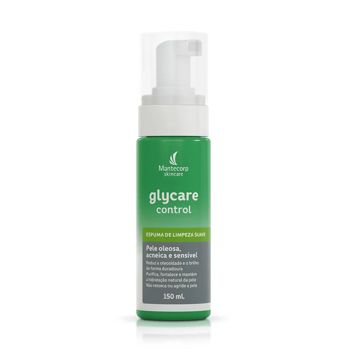 Glycare Espuma de Limpeza Facial Suave Control 150ml