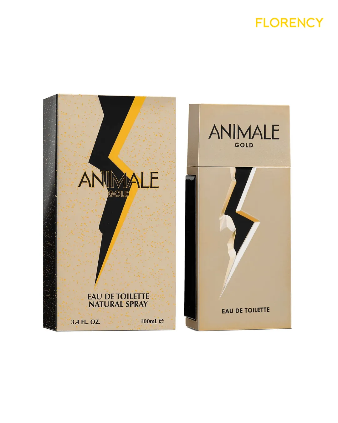 Perfume Masculino Gold Animale Eau de Toilette 100 Ml