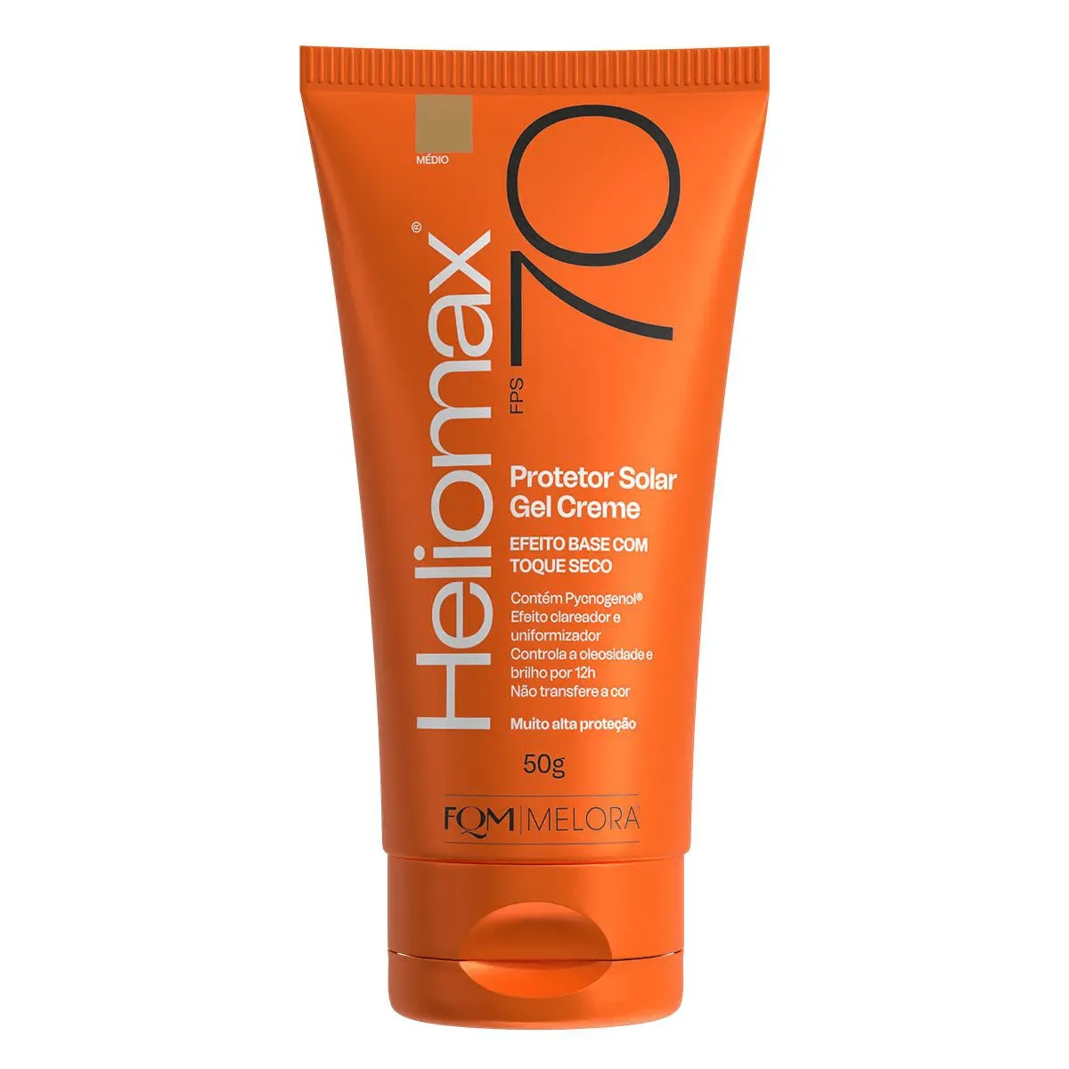 Heliomax Protetor Solar Facial FPS 70 Médio 50g