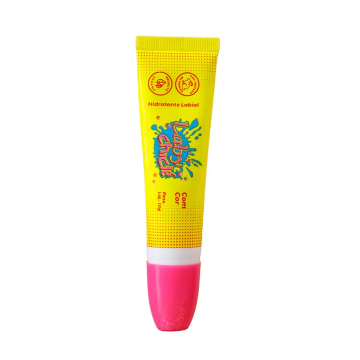 Hidratante Labial Laby Chiclé Tutti Frutti Com Cor 10G