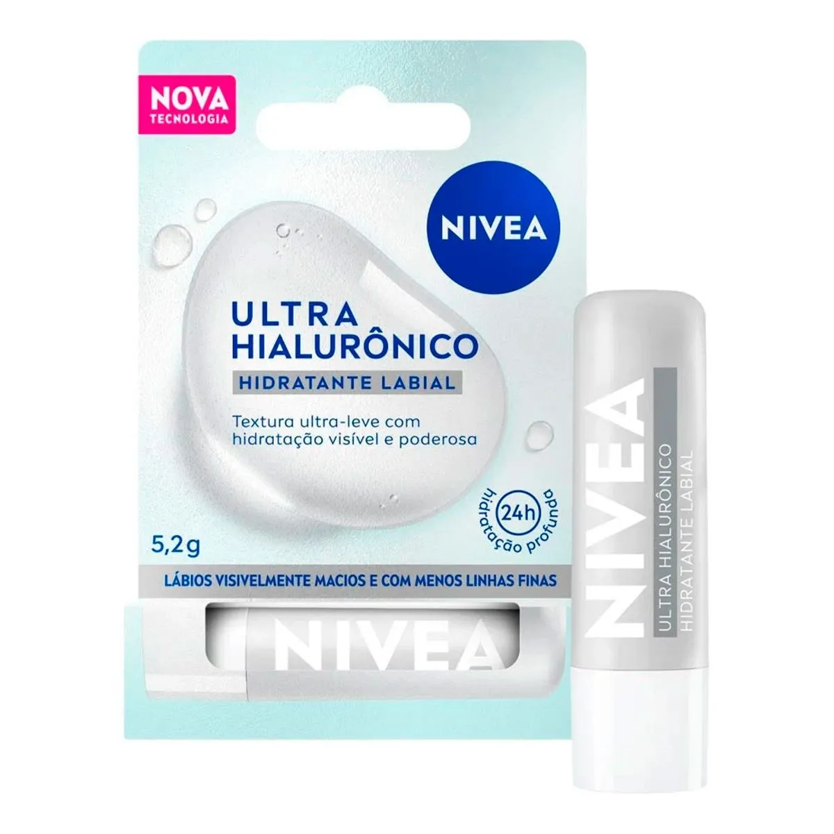 Hidratante Labial Ultra Hialurônico 5,2G Nivea
