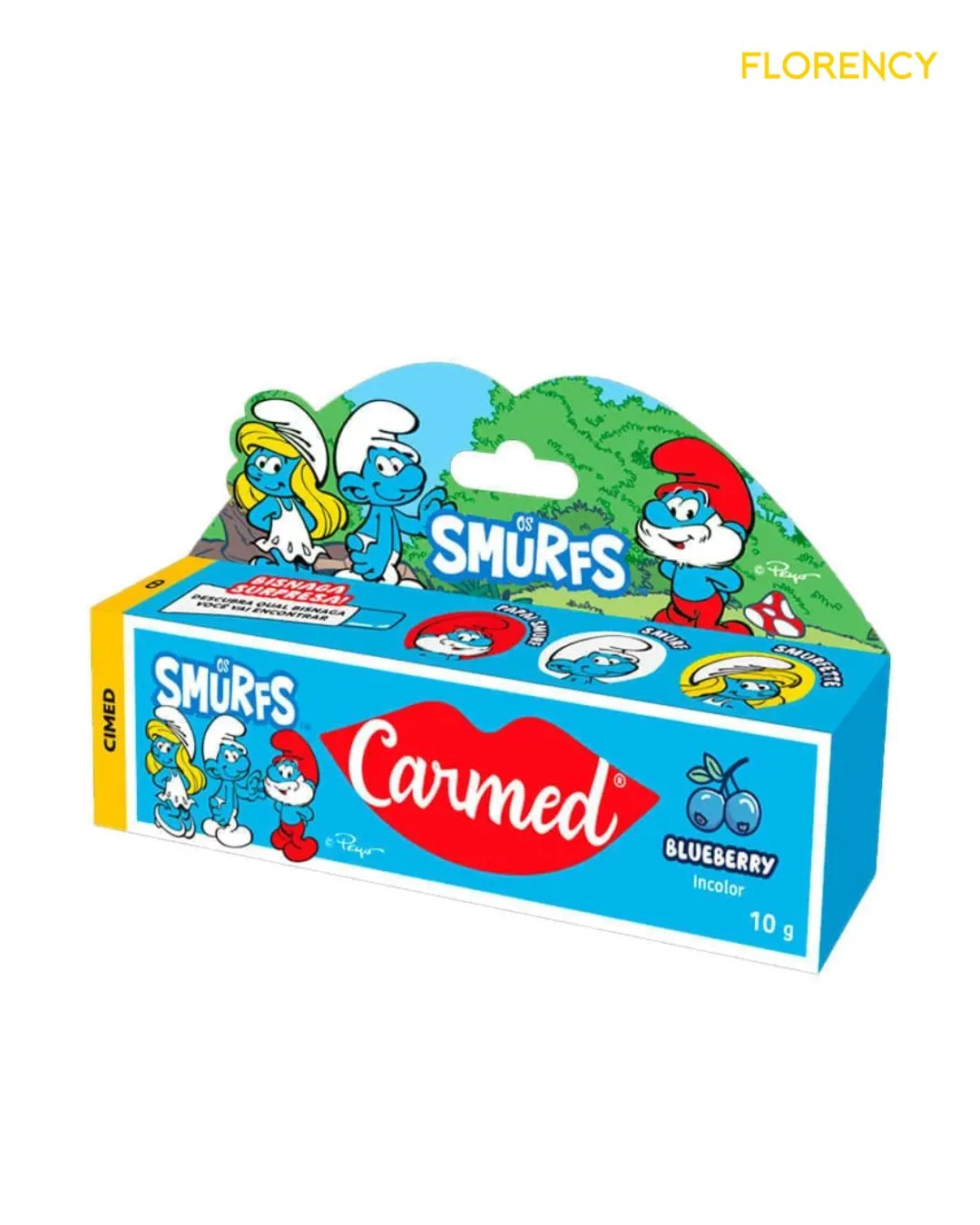 Hidratante Labial Carmed Smurfs 10g Edição Colecionável