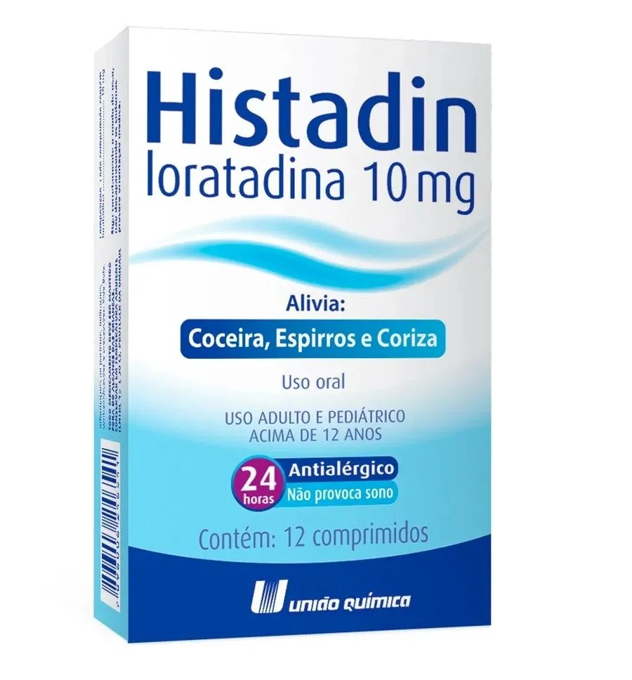 Histadin 10mg com 12 Comprimidos