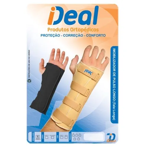 Imobilizador de Pulso Ideal Tala Longa Pequena Esquerda