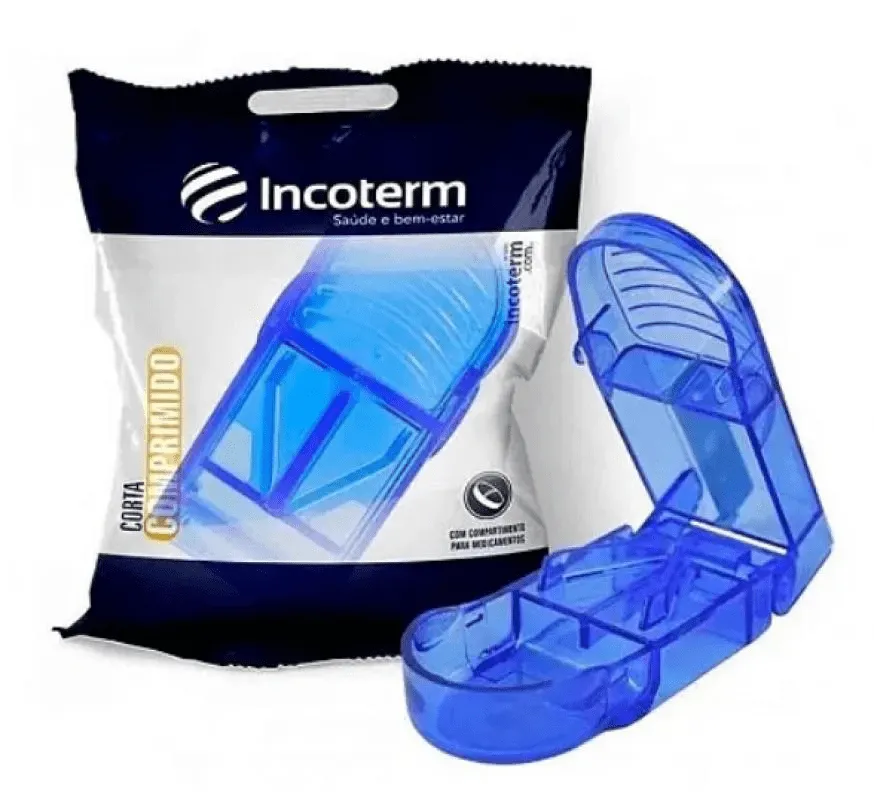 Incoterm Cortador De Comprimidos Azul