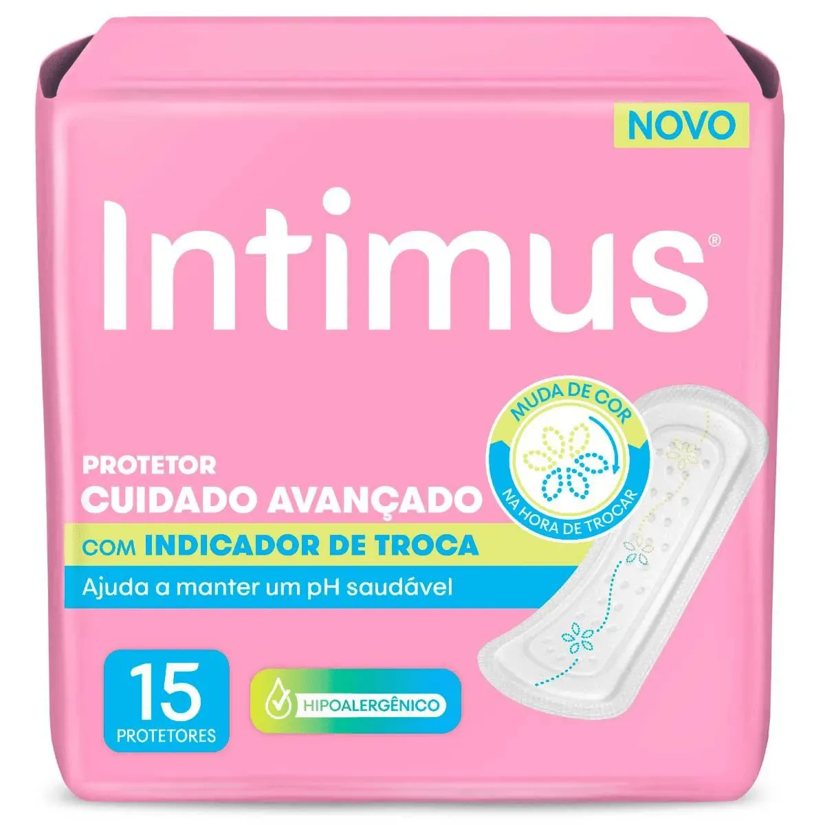 Intimus Absorvente Proteção Diária Indicador de Troca 15un