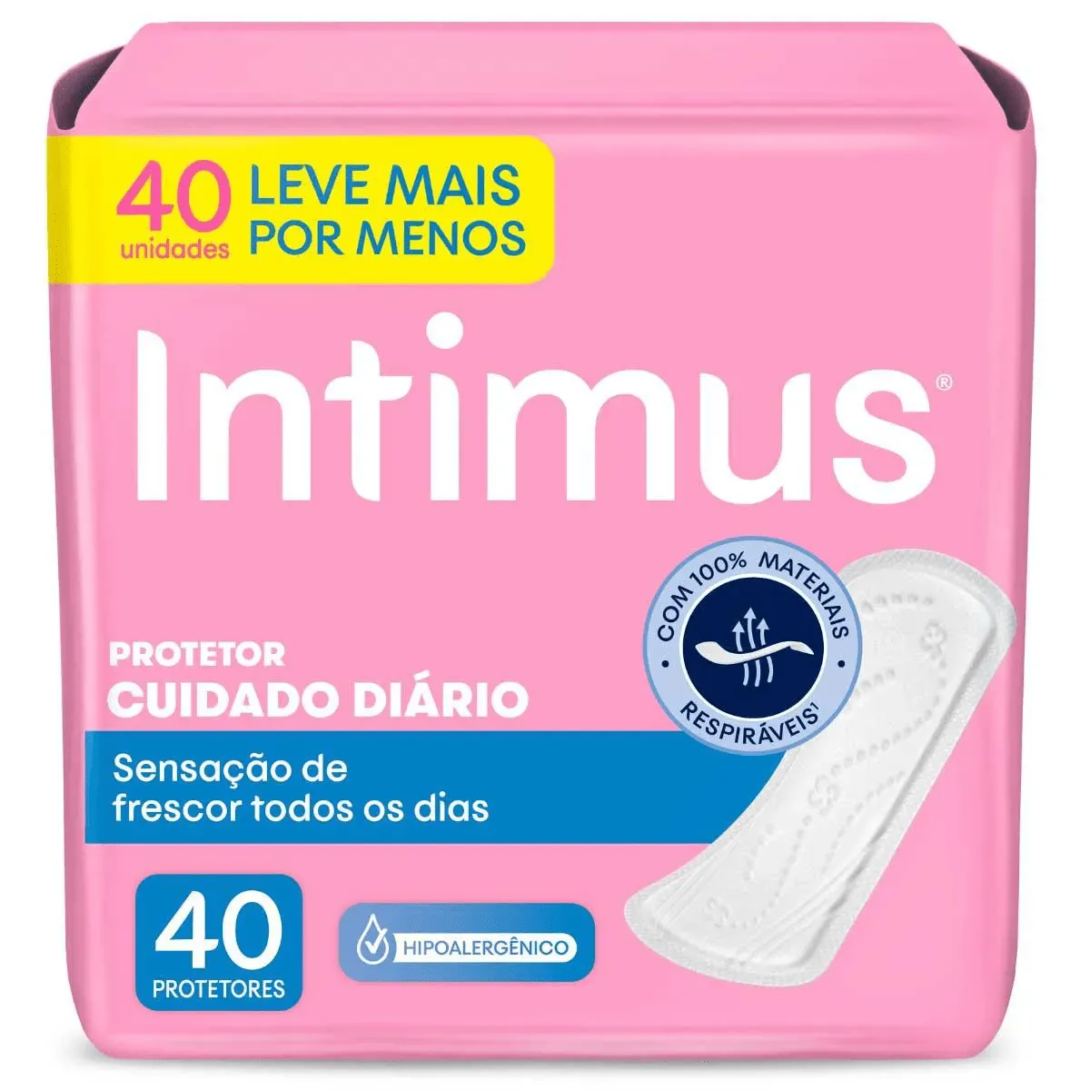 Intimus Protetor Diário Sem Perfume 40un