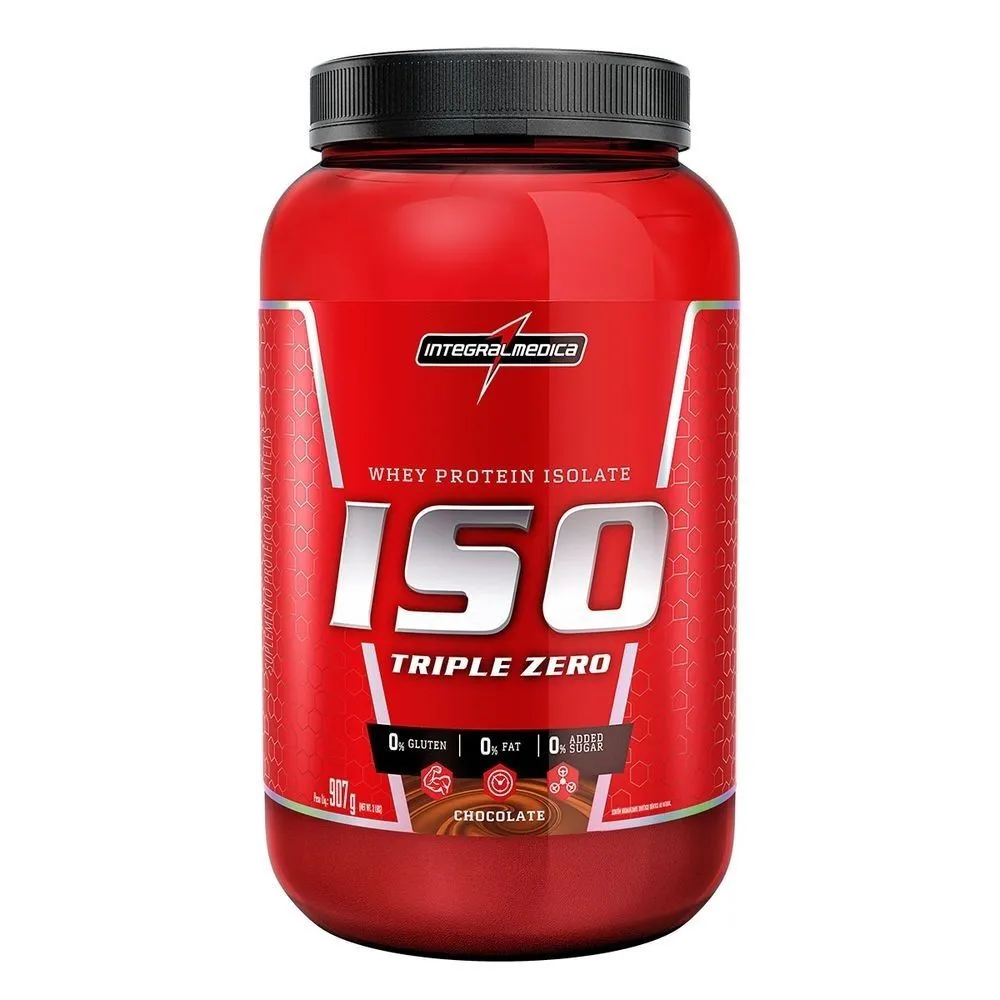Iso Whey Triple Zero Chocolate Integralmedica 907G