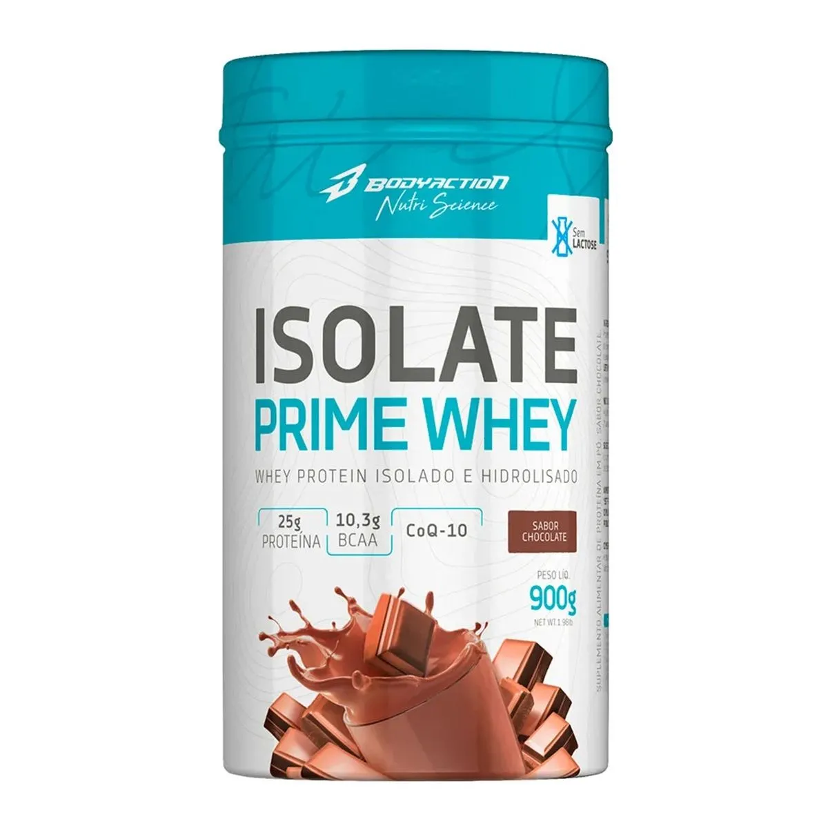 Isolate Prime Whey Sabor Chocolate Com 900g Body Action