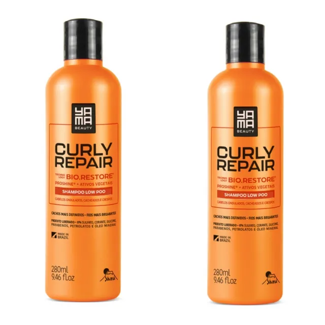 Kit c/2 Unidades de Shampoo Yamá Curly Repair 280ml
