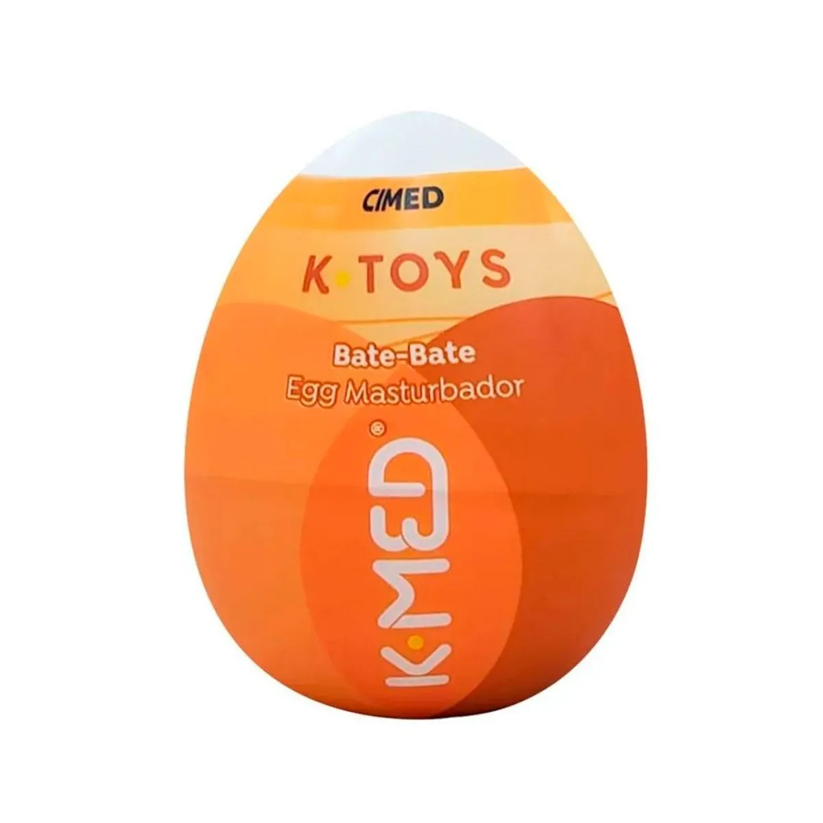 K-toys Bate Bate Egg Masturbador K-Med Laranja Cimed