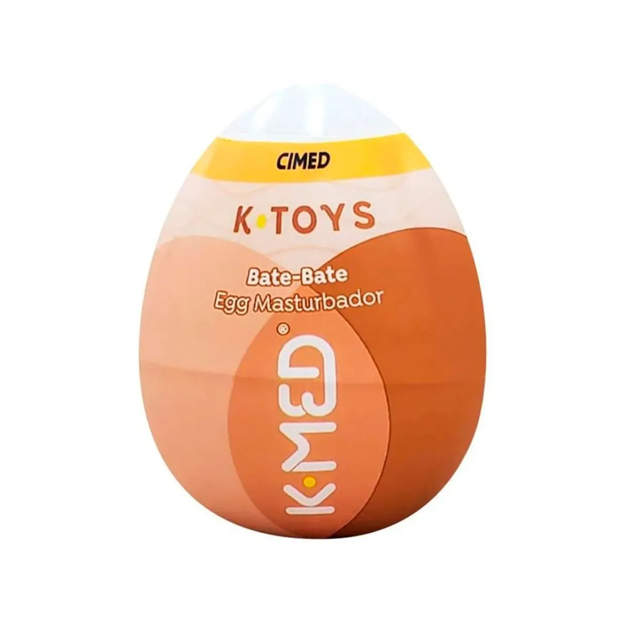 K-toys Bate Bate Egg Masturbador K-Med Marrom Cimed
