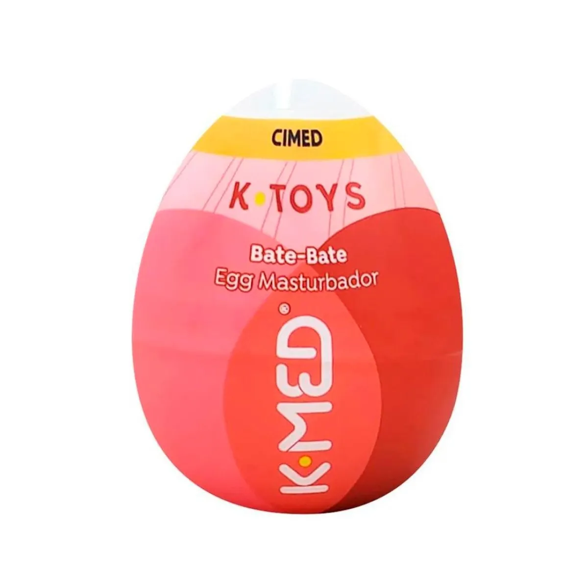 K-toys Bate Bate Egg Masturbador K-Med Vermelho Cimed