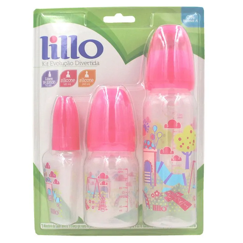 Kit De Mamadeiras Lillo Evolução Divertida Ref.614831