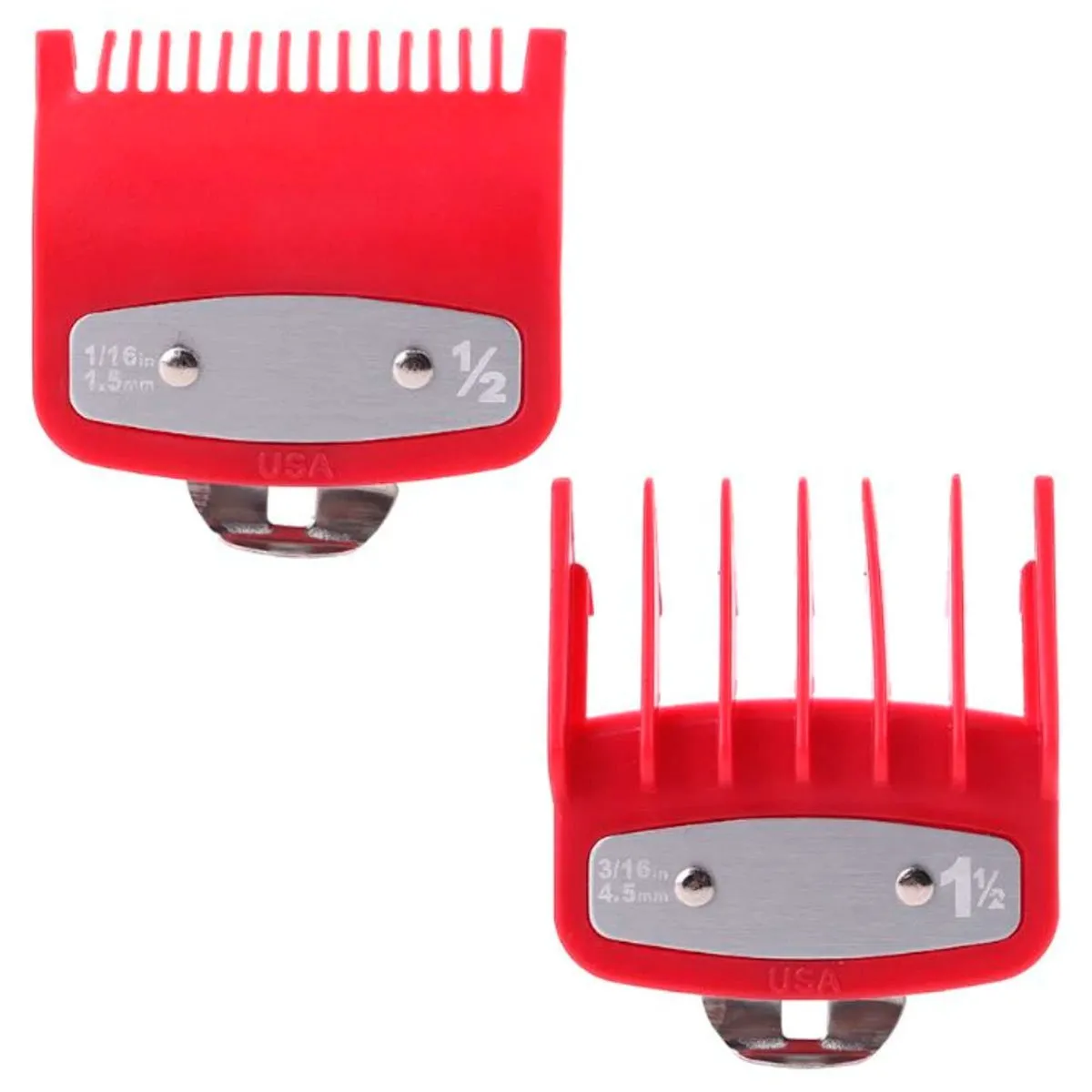 Kit Pente de Altura Meio ½ 0,5 + Um E Meio 1/2 1.1/2 Premium Vermelho