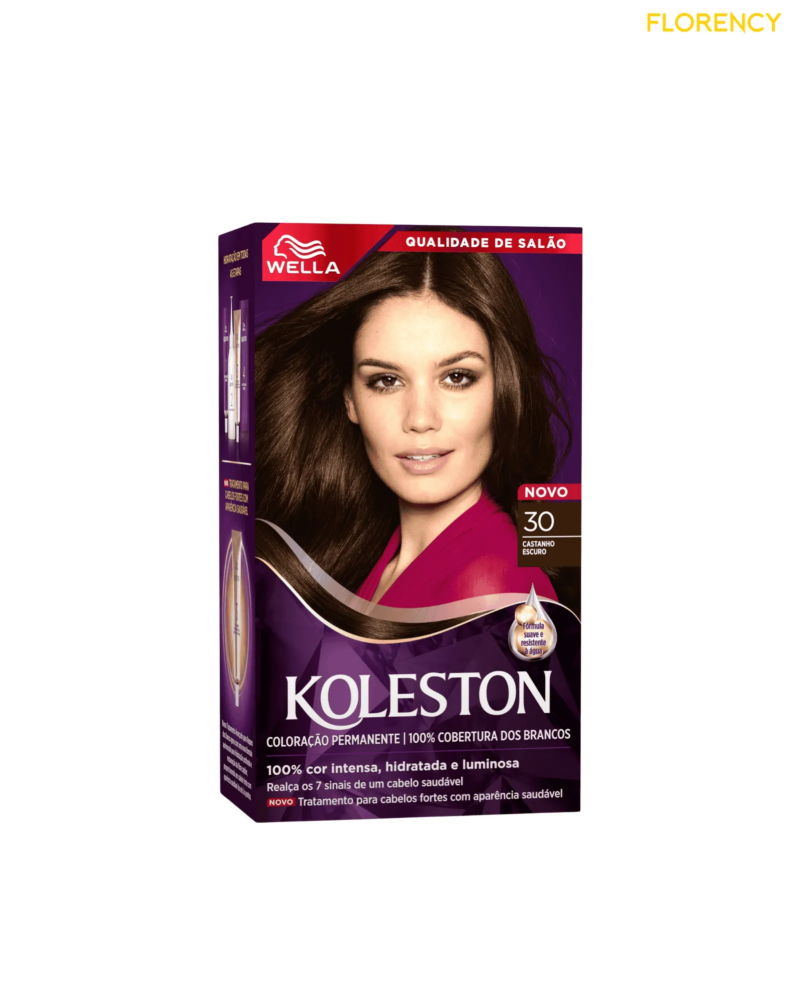Kit Coloração Wella Koleston 30 Castanho Escuro