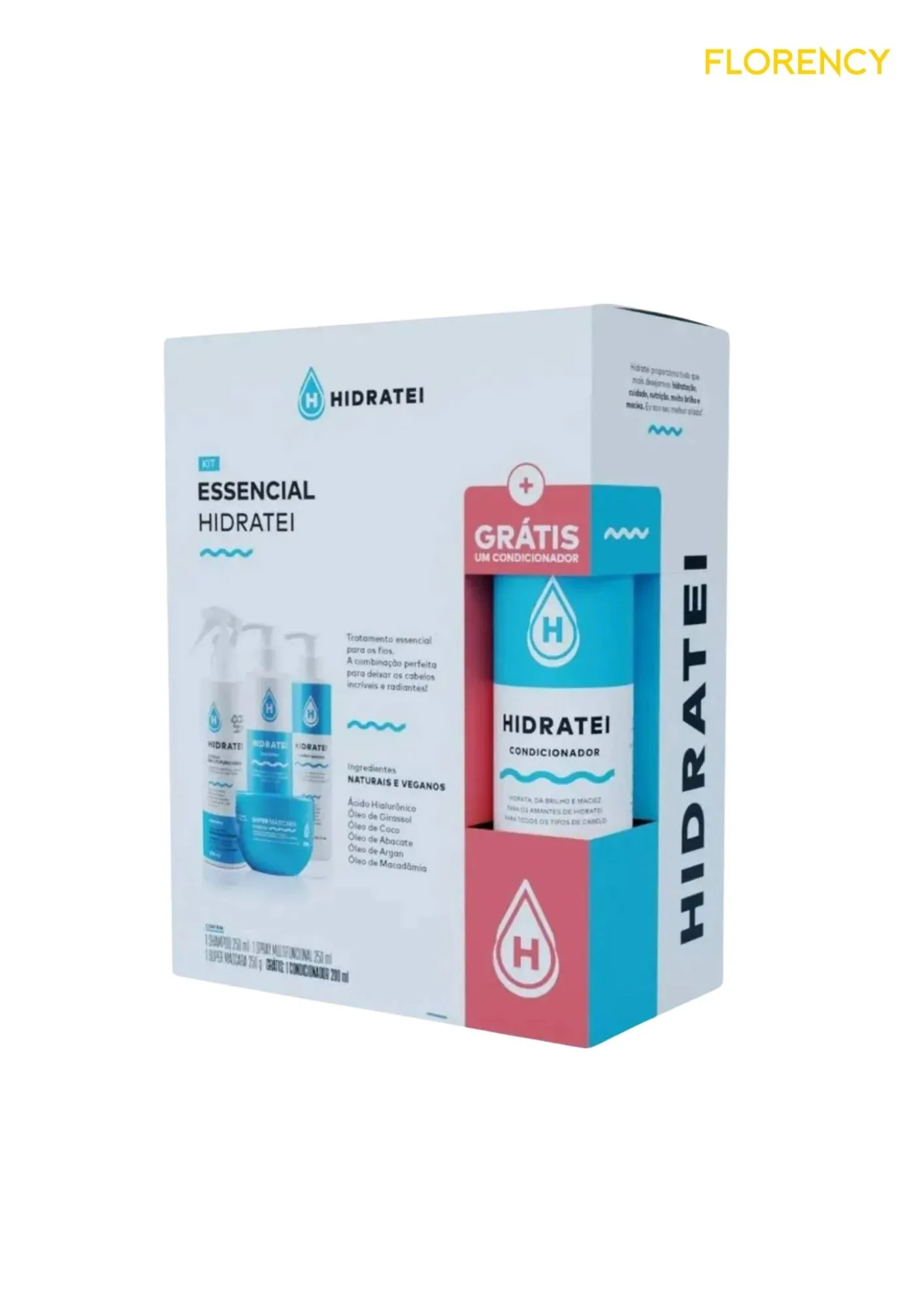 Kit Hidratação Essencial Hidratei 4 Itens