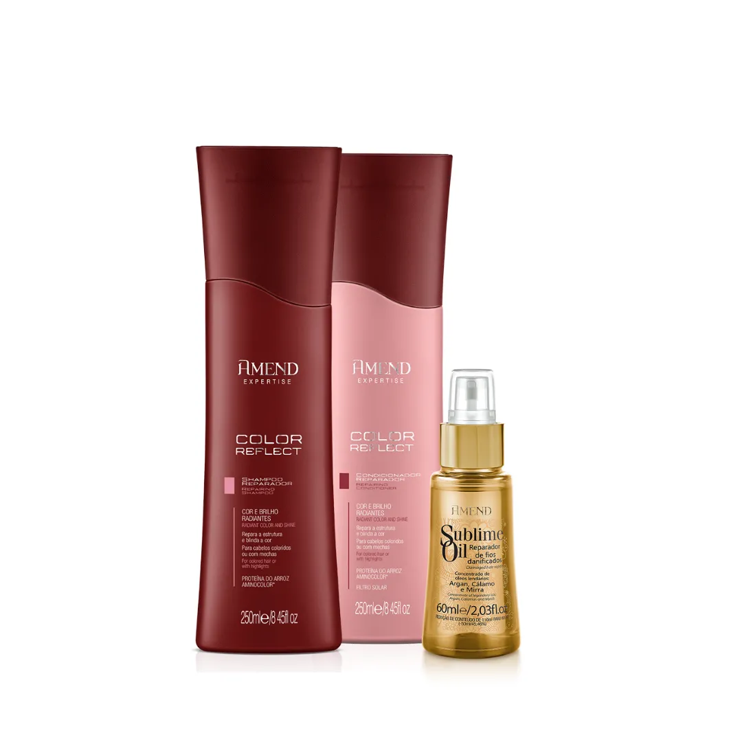 Amend Expertise Color Reflect Sh 250ml + Cond 250ml + Sublime Oil 60ml | By Linda