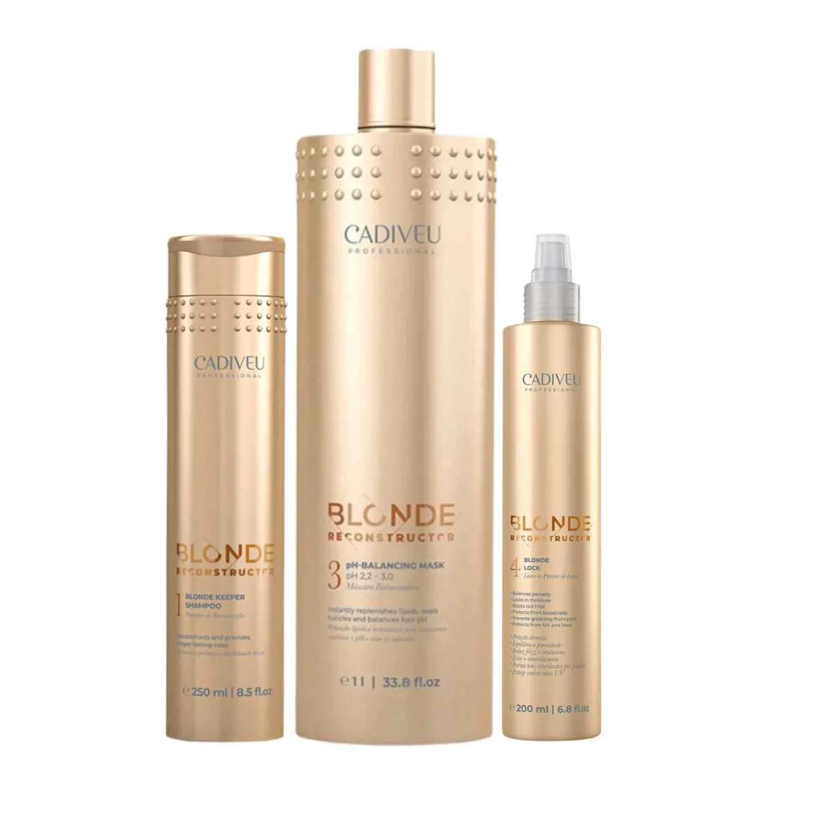 Cadiveu Blonde Reconstructor Duo Balanceadora + Leave-in