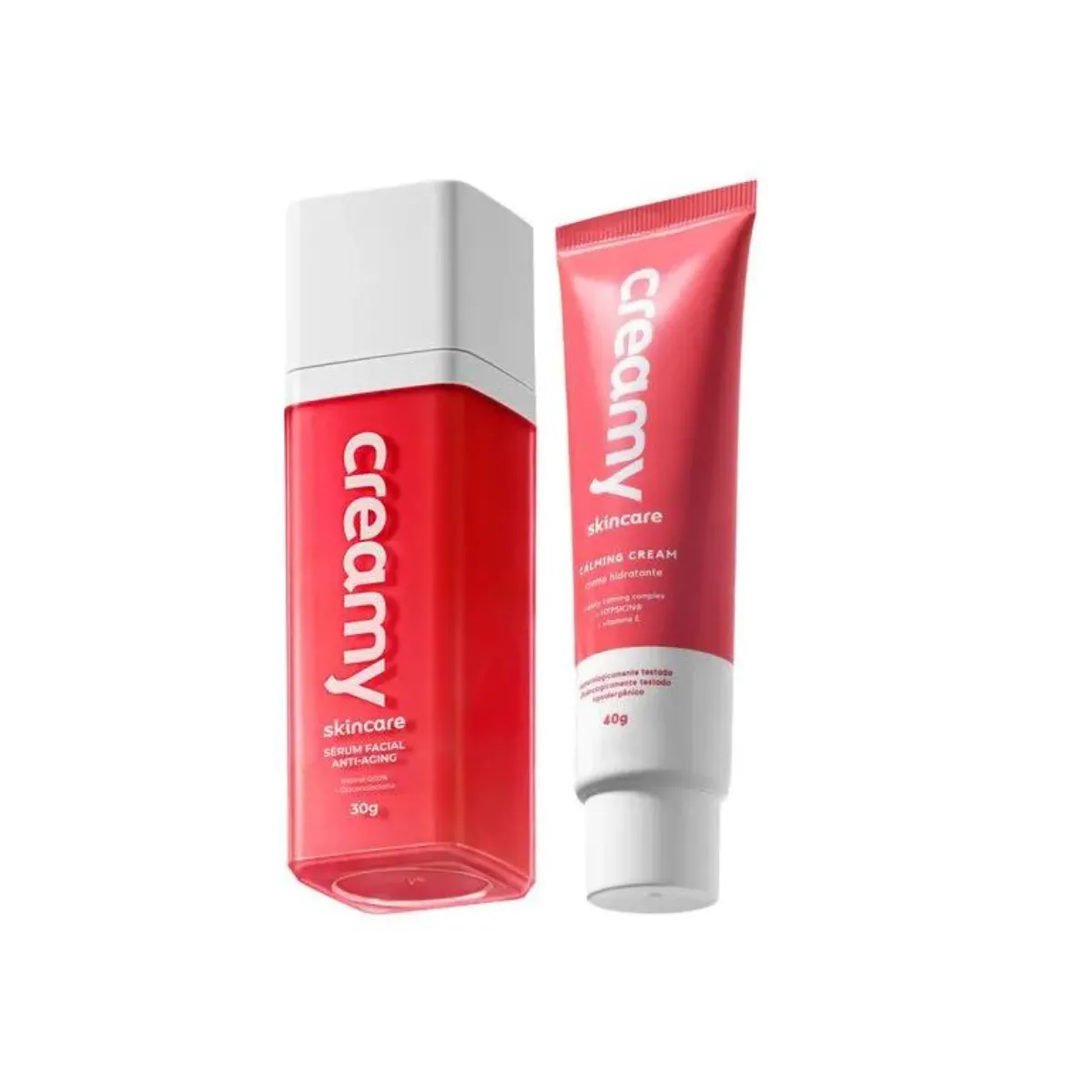 Creamy Skincare Hidratante Calming + Sérum Retinal