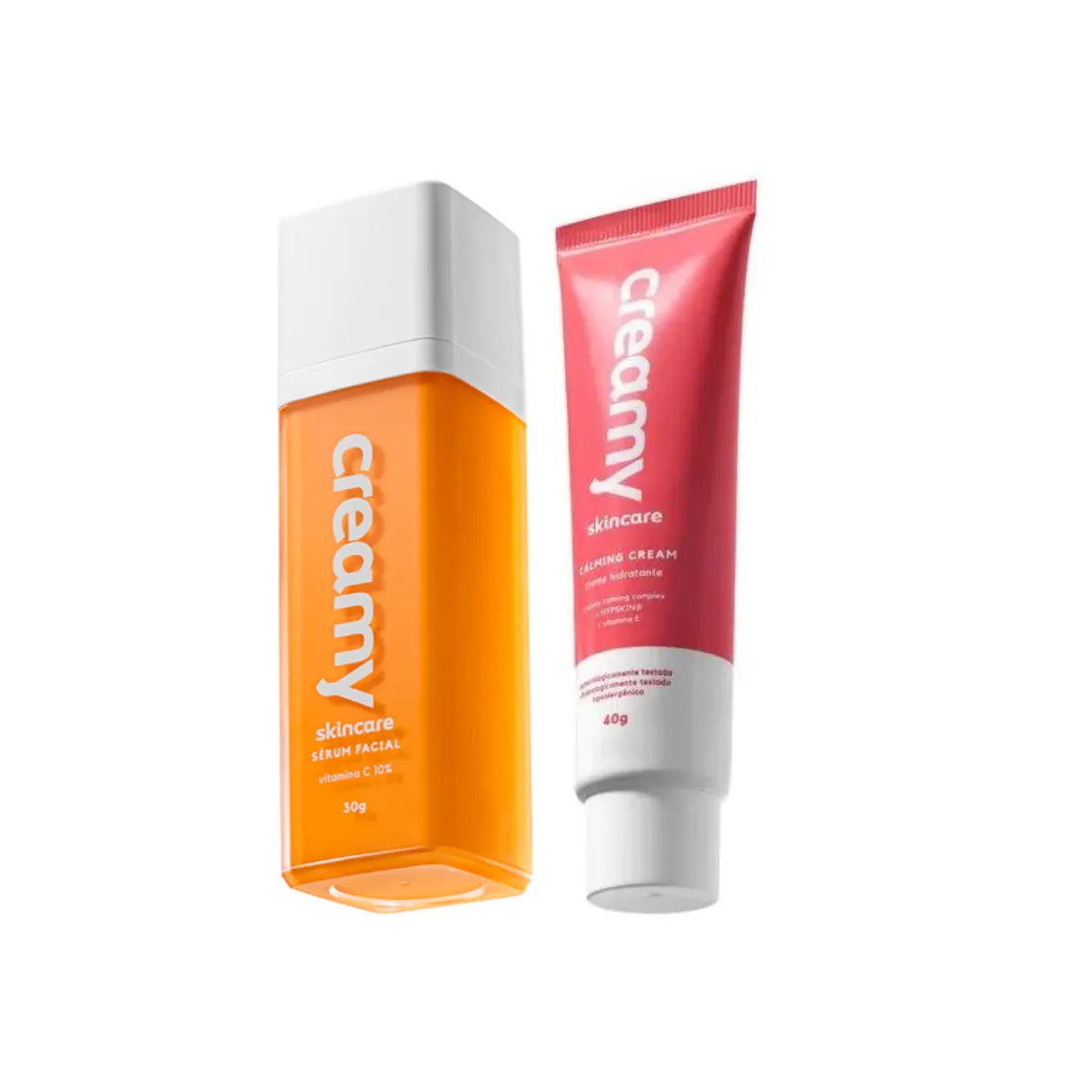 Creamy Skincare Hidratante Calming + Sérum Vitamina C