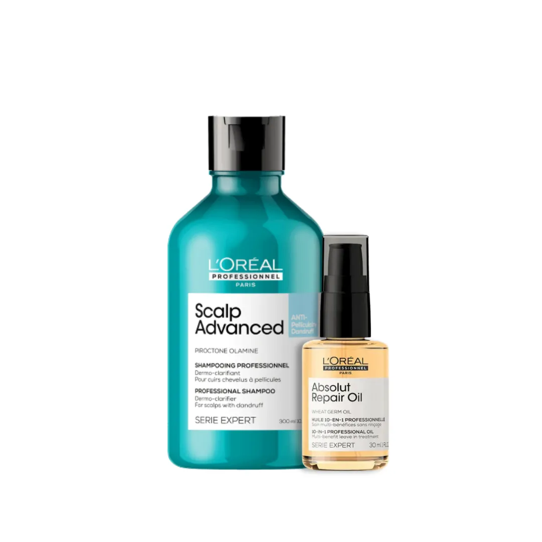 Loreal Scalp Advanced Anti Caspa Sh 300ml + Oleo 30ml