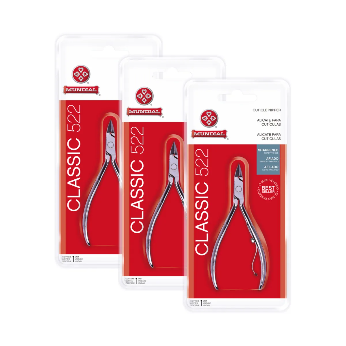 Kit Mundial Alicate 522-C - 03 Unidades | By Linda