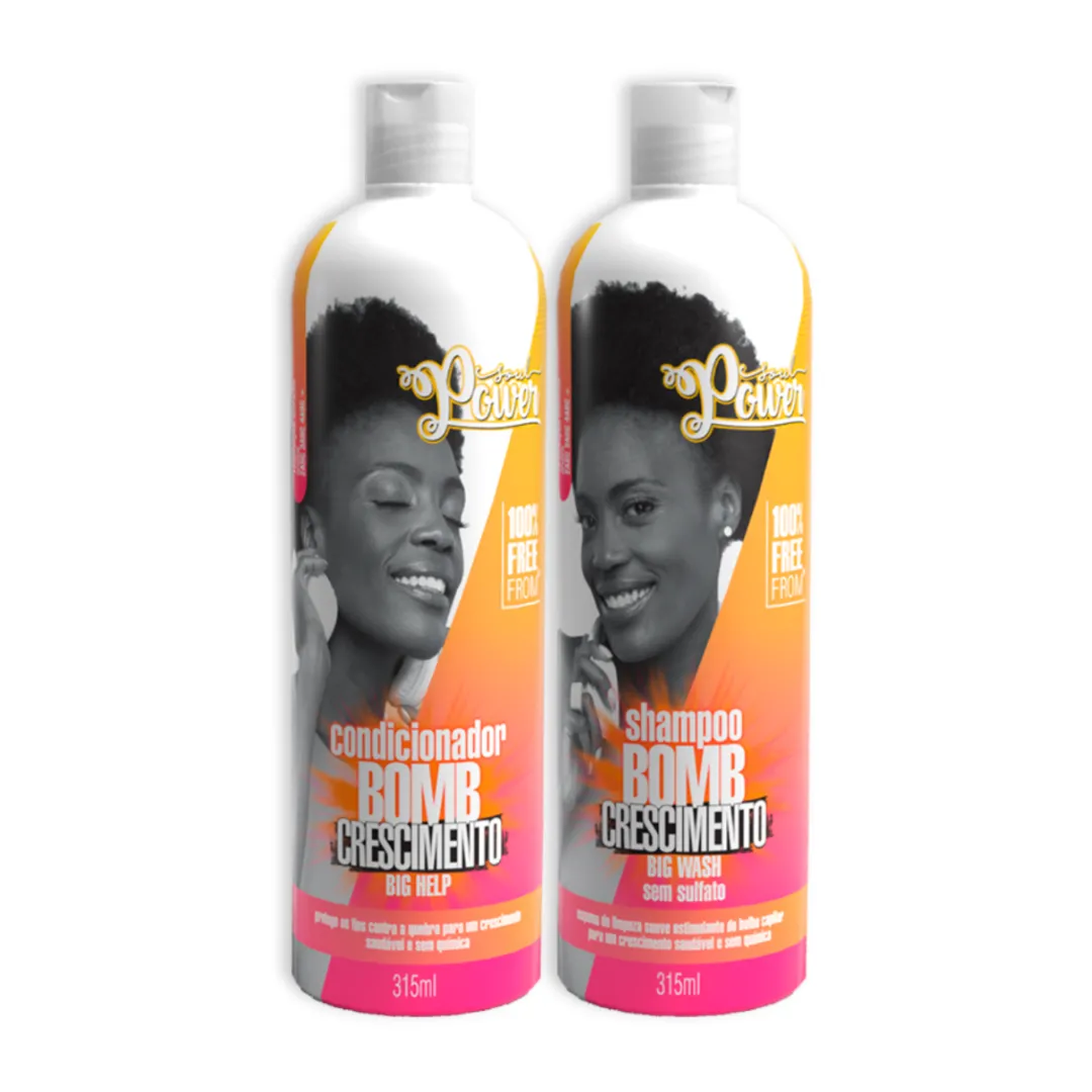 Soul Power Bomb Crescimento Shampoo + Condicionador