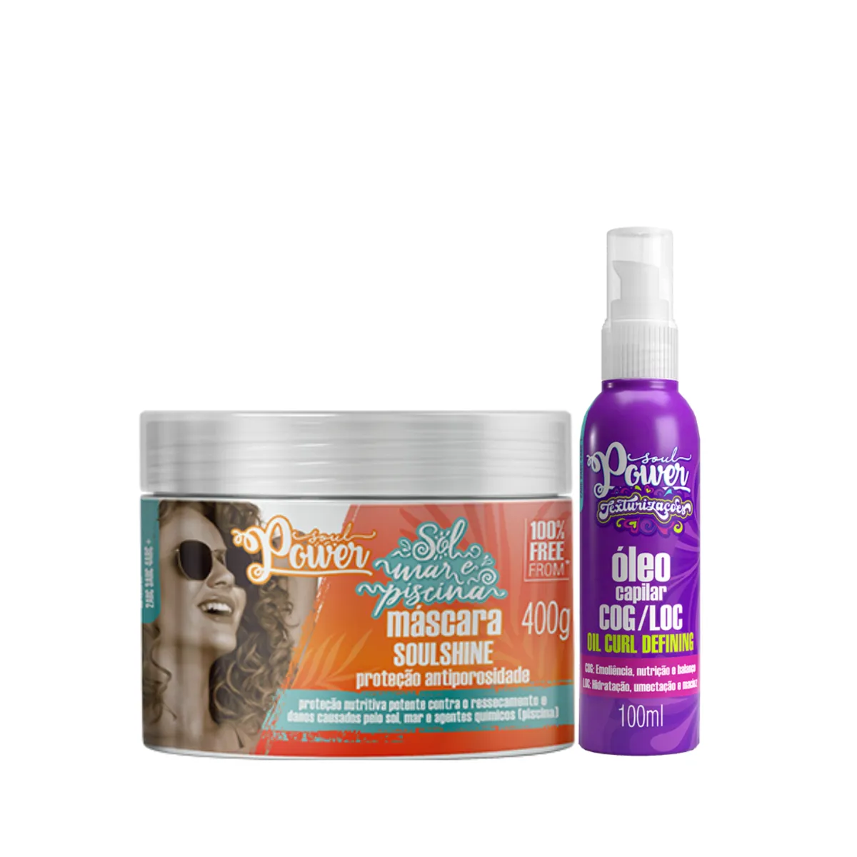 Soul Power Soulshine Mascara + Texturizações Óleo