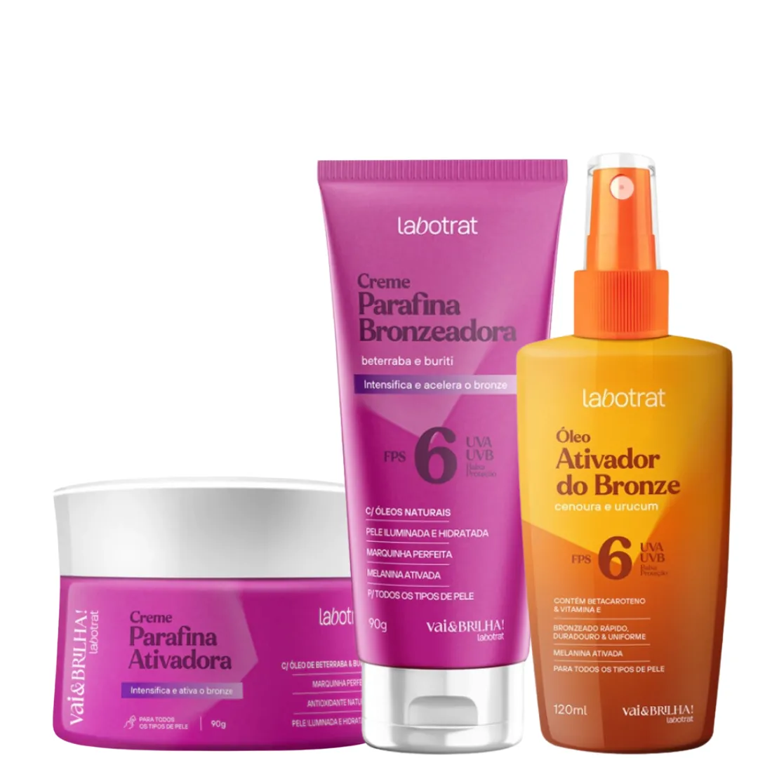 Labotrat Beterraba Parafina Ativ + Bronze 6 + Óleo Bronze 6
