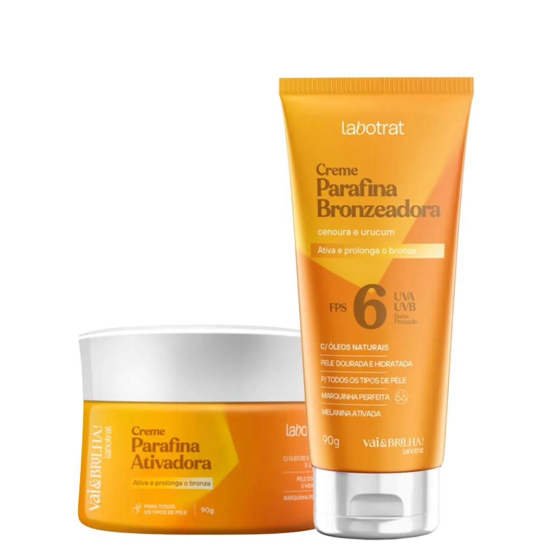 Labotrat Cenoura Parafina Ativadora + Bronzeadora FPS6