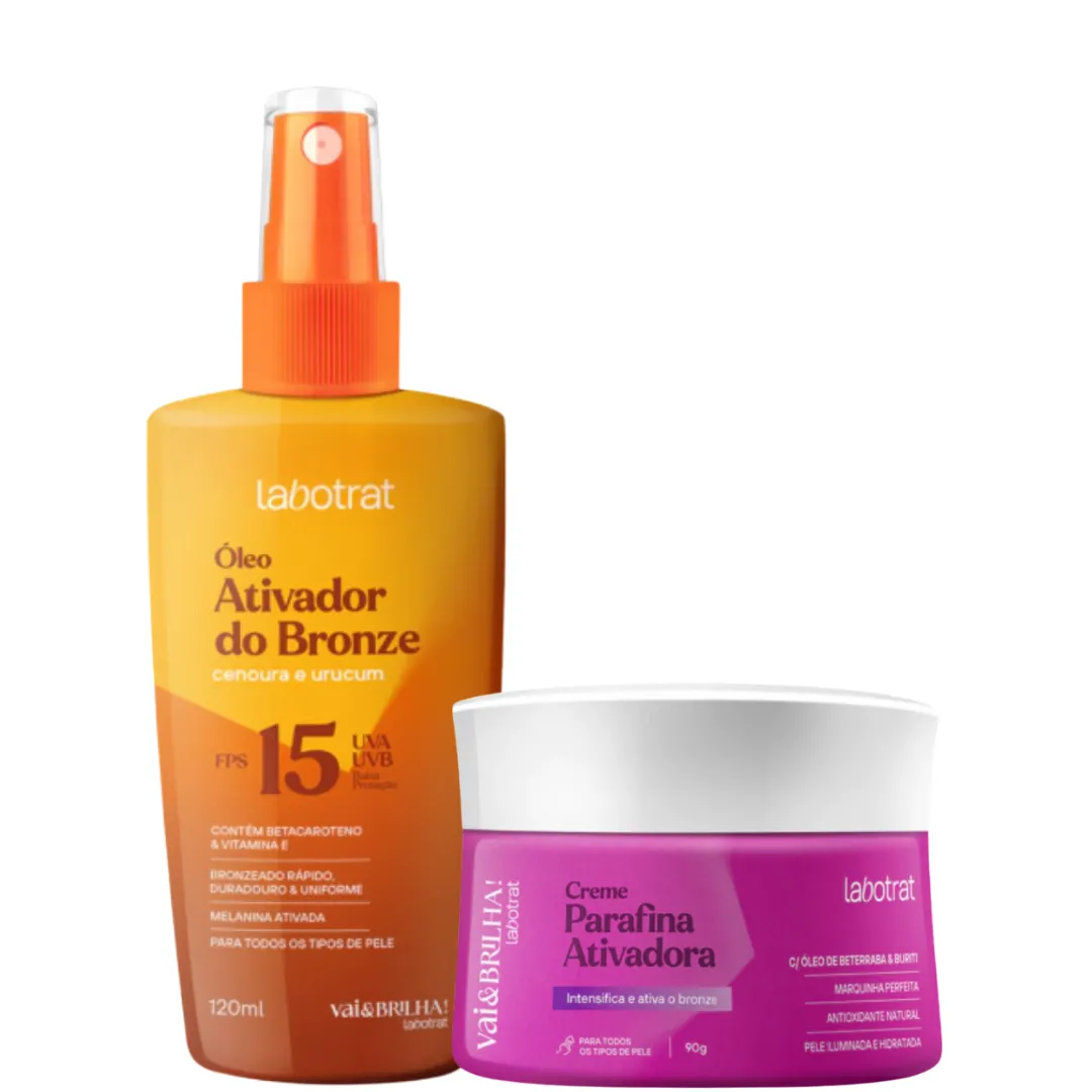 Labotrat  Óleo Ativ Bronze FPS15 + Parafina Ativ Beterraba