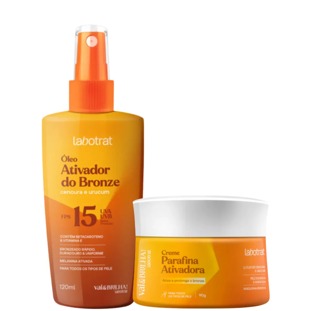 Labotrat Óleo Ativ Bronze FPS15 + Parafina Ativadora Cenoura