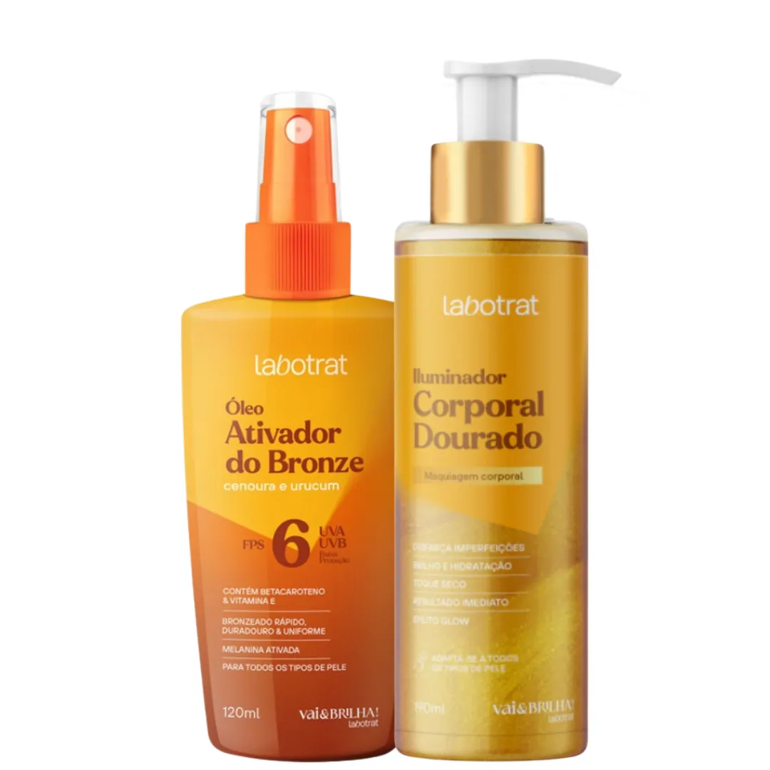 Labotrat Vai & Brilha Óleo Ativ do Bronze FPS6 + Iluminador