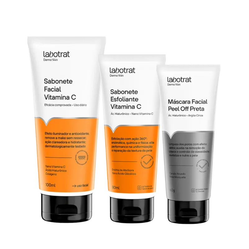 Labotrat Sab Vitamina C + Esf Enzimático + Masc Preta