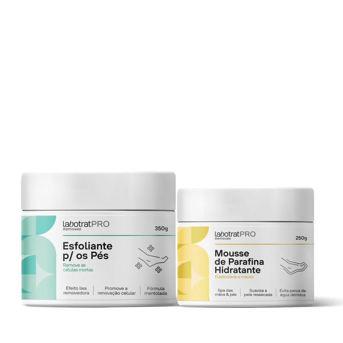 Labotrat Spa dos Pés Esfoliante + Mousse de Parafina