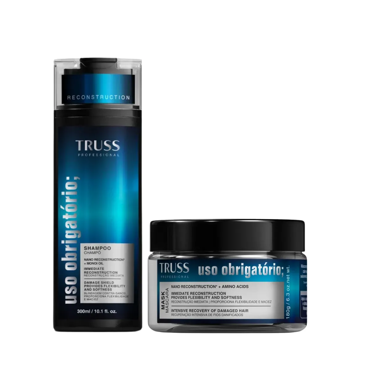Truss Uso Obrigatório Shampoo 300ml + Mascara 180ml