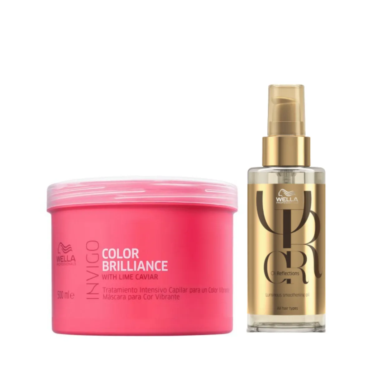 Wella Color Brilliance Mascara 500ml + Óleo 100ml