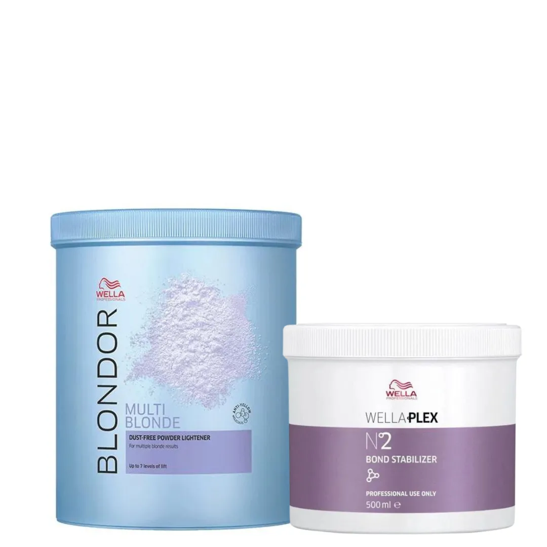 Kit Blondor Multi 800g + Blondor Plex Masc Step 2 | ByLinda