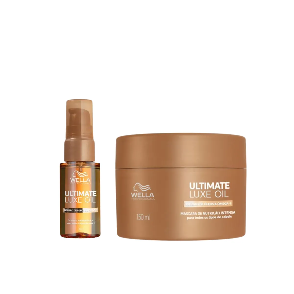 Kit Ultimate Luxe Oil Masc 150ml + Óleo 30ml | By Linda