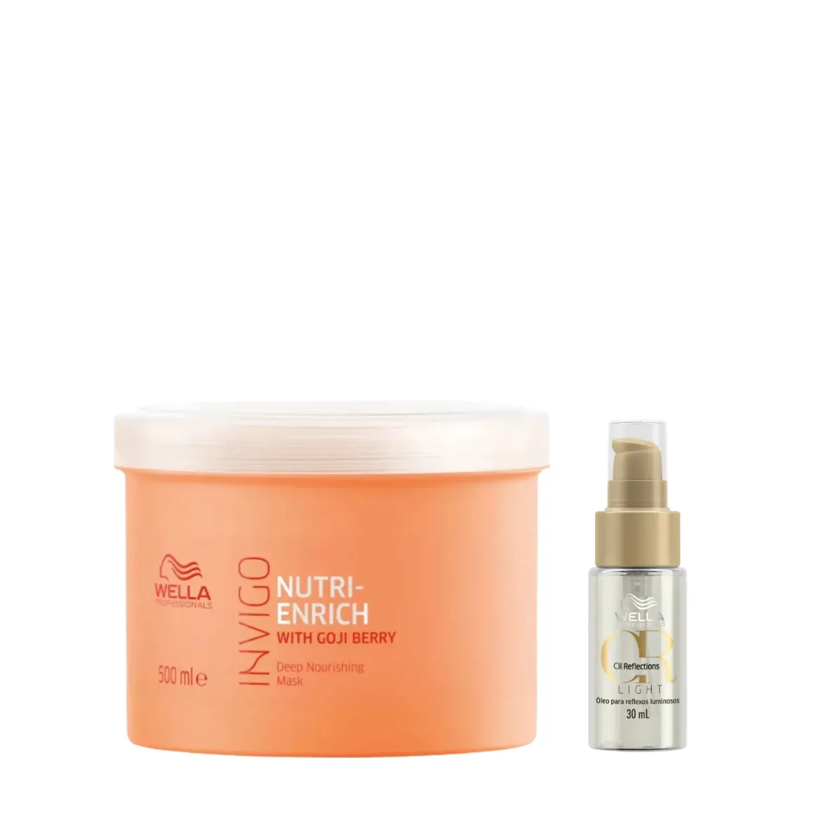 Wella Nutri-Enrich Masc 500ml + Óleo Light 30ml | By Linda