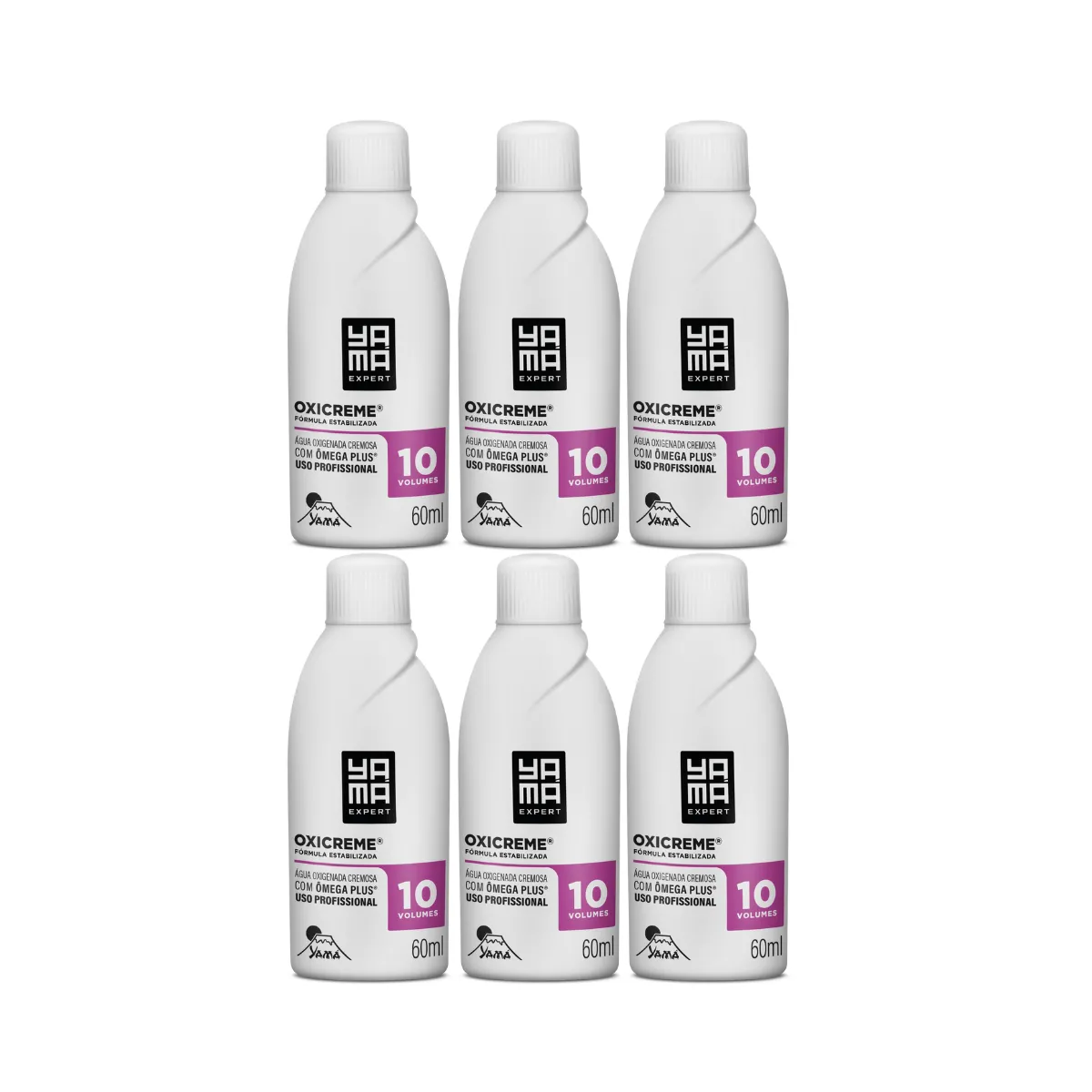 Yamá Água Oxigenada 10V 60ml - 6 Unidades | By Linda