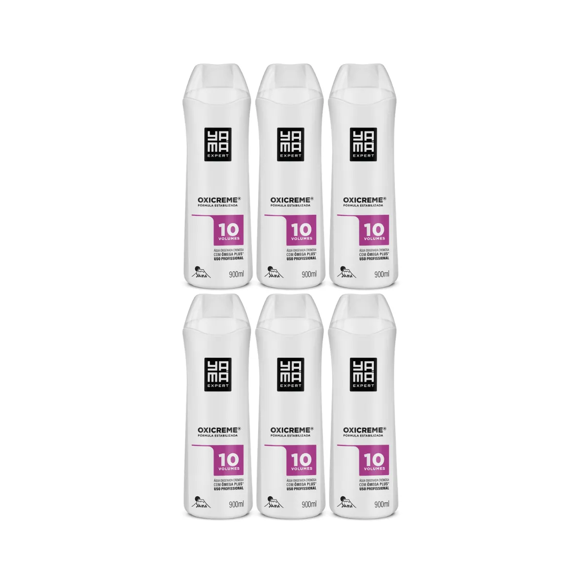 Yamá Água Oxigenada 10V 900ml - 6 Unidades | By Linda