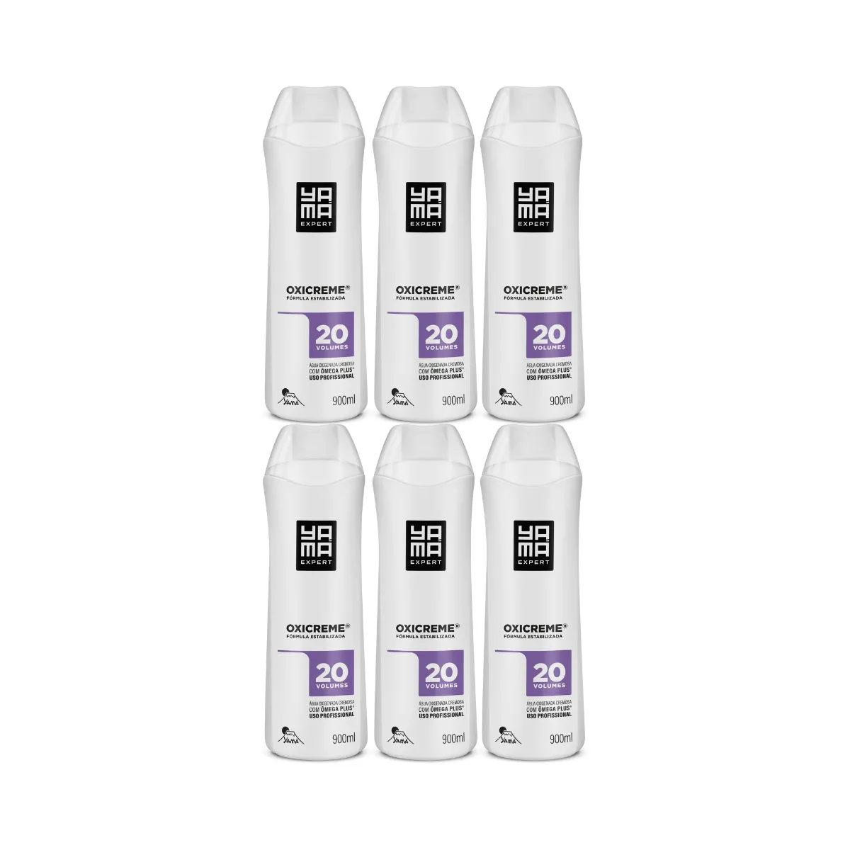 Yamá Água Oxigenada 20V 900ml - 6 Unidades | By Linda