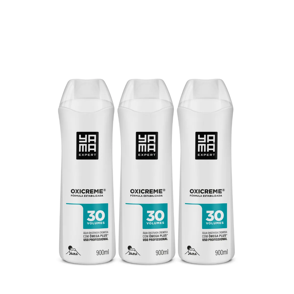 Yamá Água Oxigenada 30V 900ml - 3 Unidades | By Linda