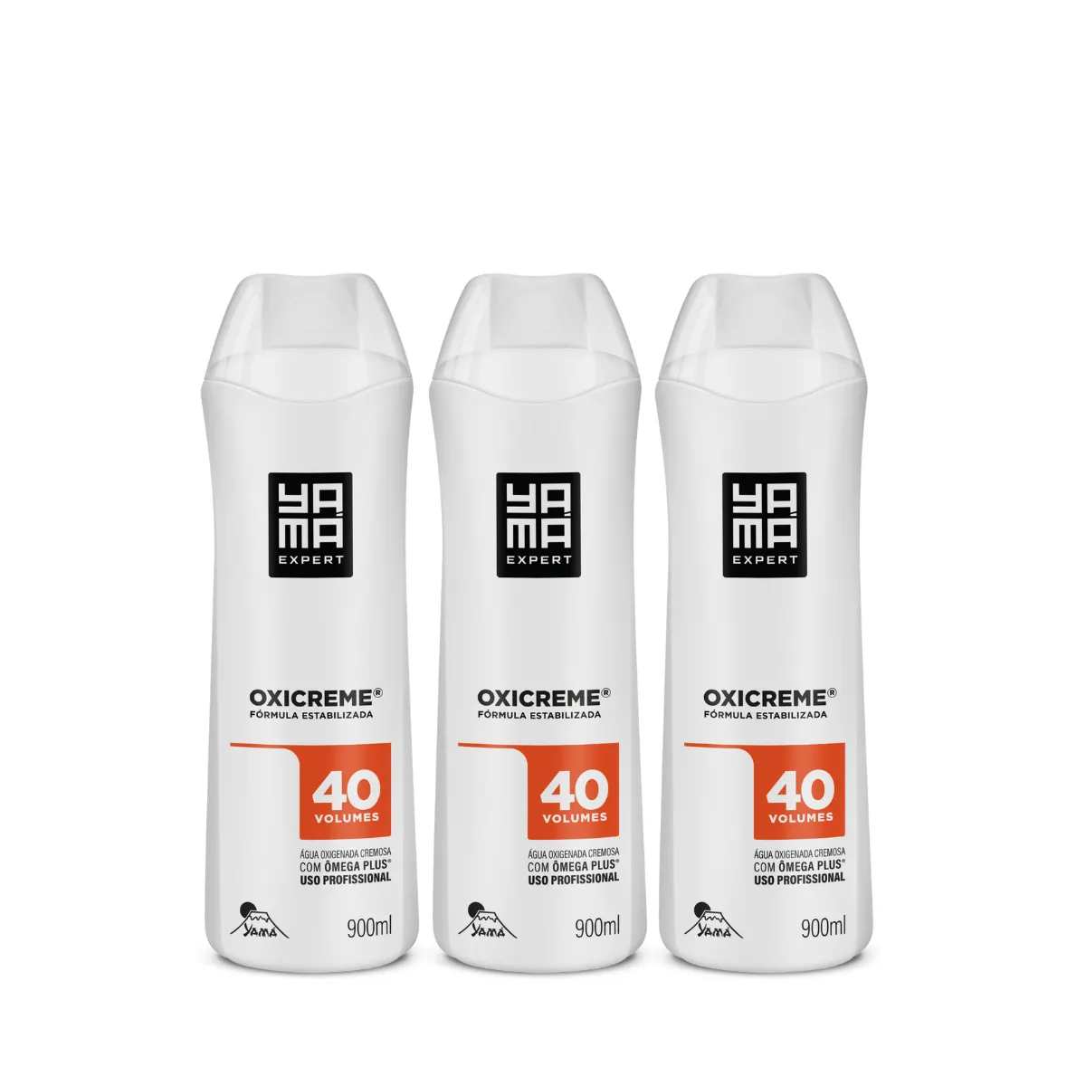 Yamá Água Oxigenada 40V 900ml - 3 Unidades | By Linda