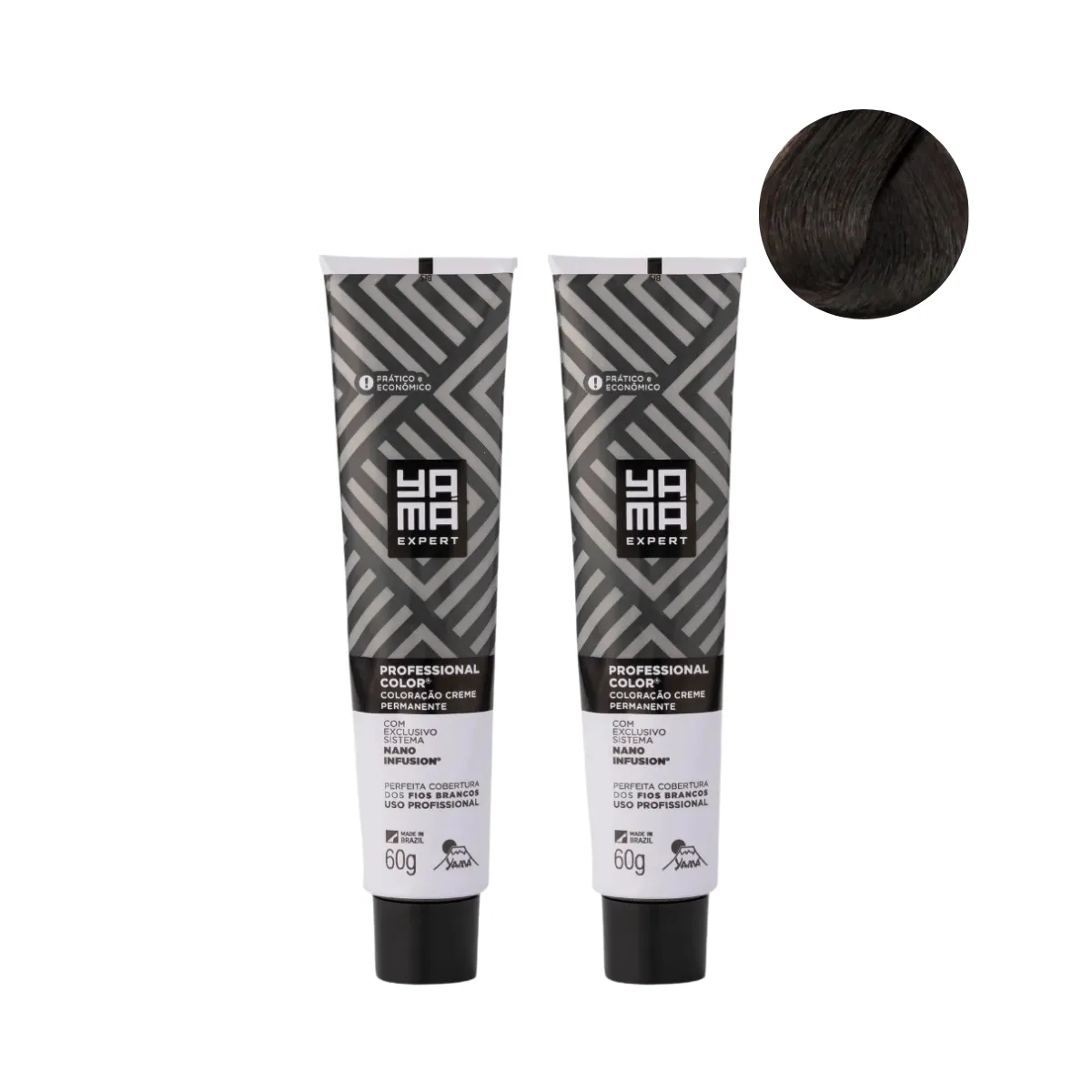 Yamá Color Nano Infusion 5.0 Castanho Claro  - 2 Unidades | By Linda