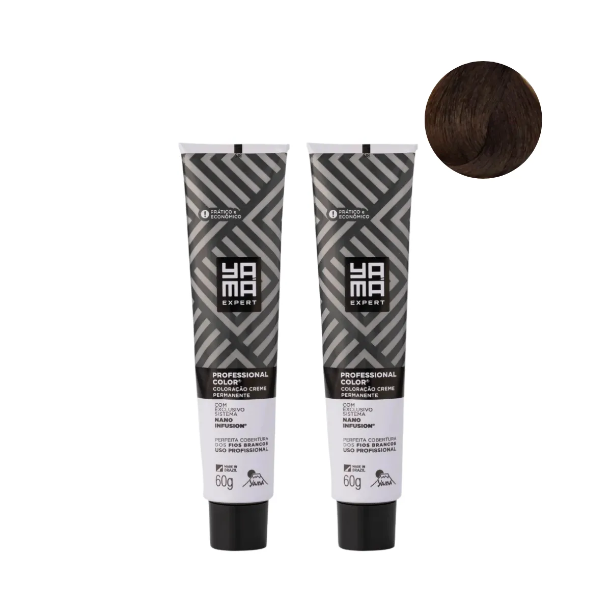 Yamá Color Nano Infusion 6.0 Loiro Escuro  - 2 Unidades | By Linda