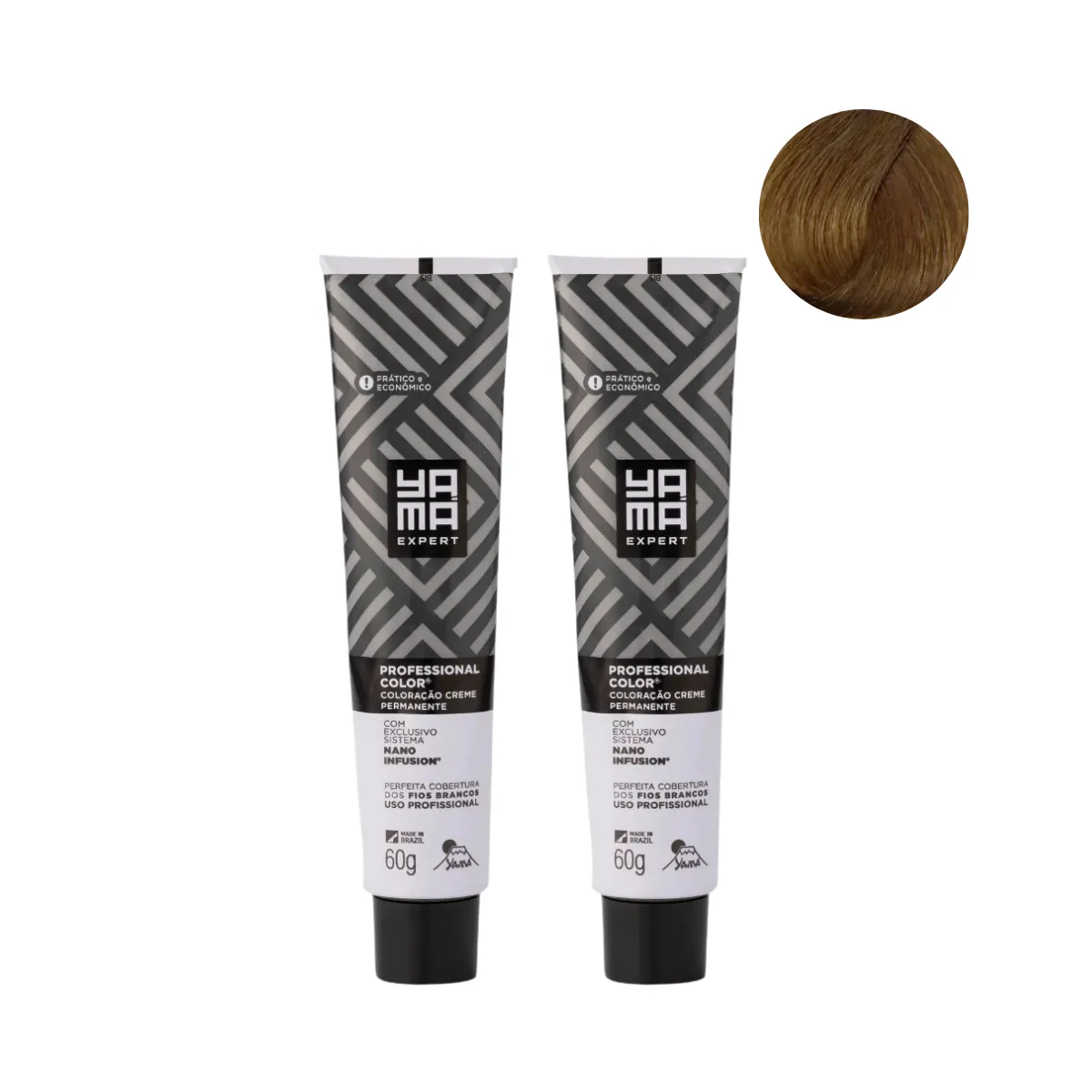 Yamá Color Nano Infusion 7.0 Loiro Médio  - 2 Unidades | By Linda