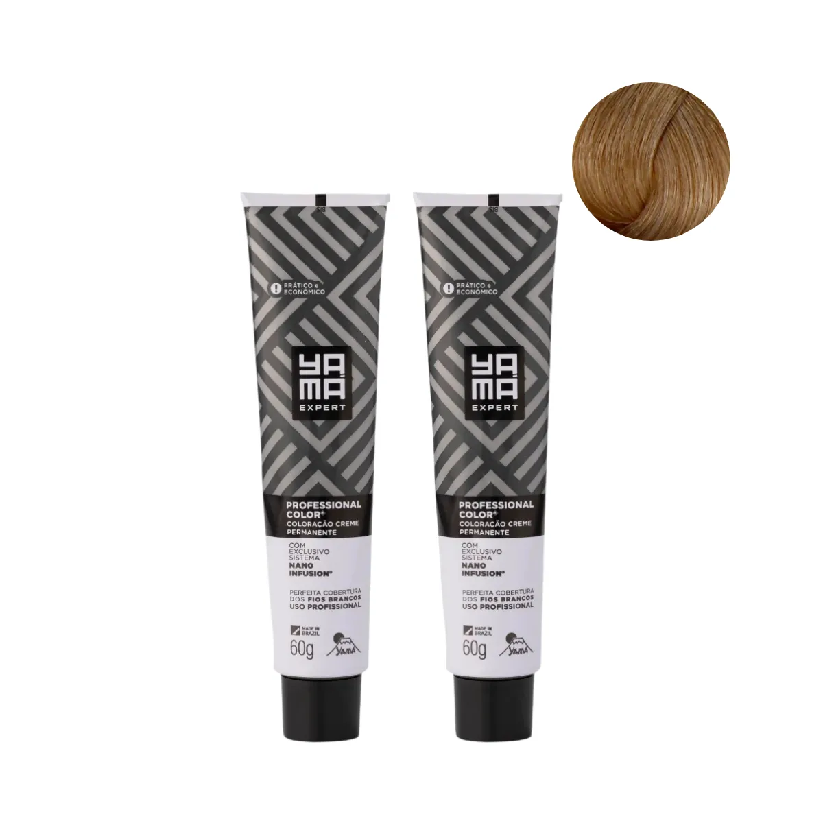 Yamá Color Nano Infusion 8.31 Loiro Claro Dourado Acinzentado  - 2 Unidades | By Linda